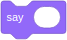 say