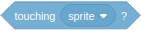 touching sprite
