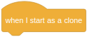 when I start as a clone